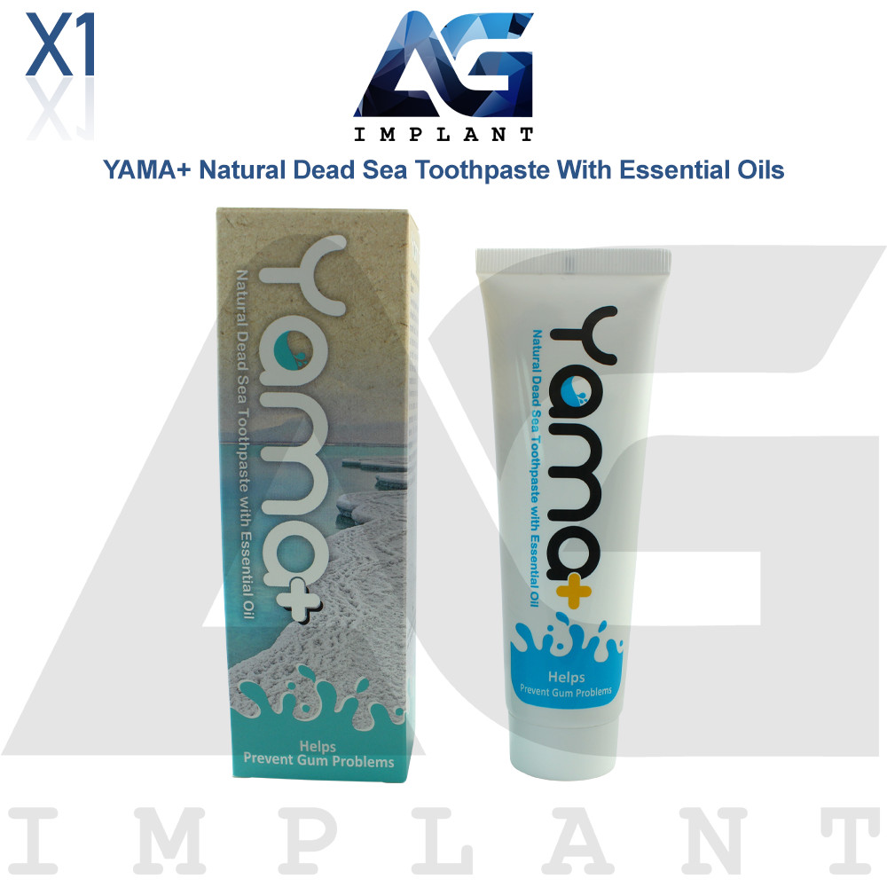 YAMA+ Natural Ingredients Dead Sea Water Toothpaste With Essential Oils Mint