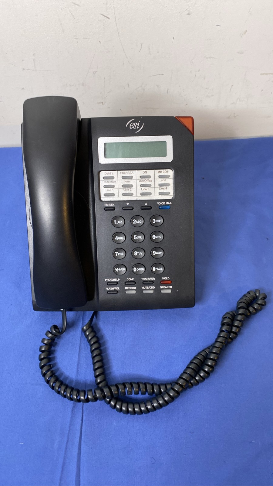 ESI 30D Digital Display Office Business Phone with Handset