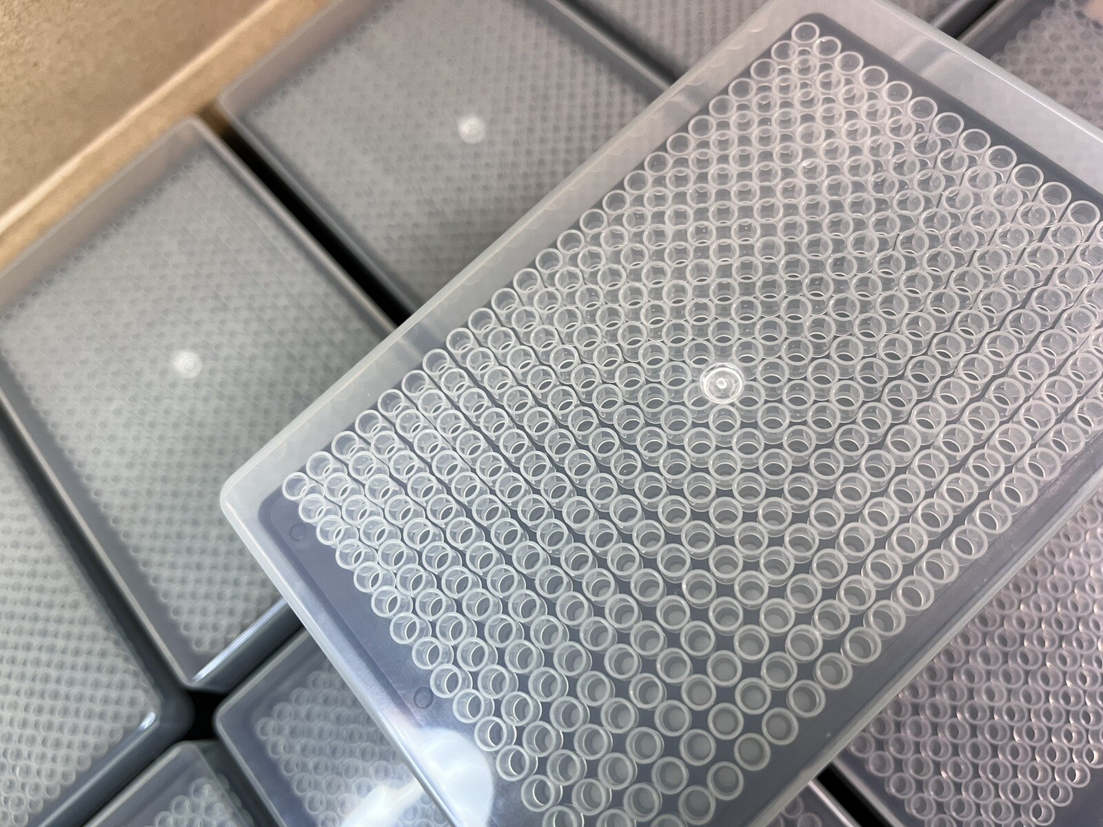 Fluotics Pipette Tips 25 ul Filtered Sterile 20 Racks with 384 Tips Each