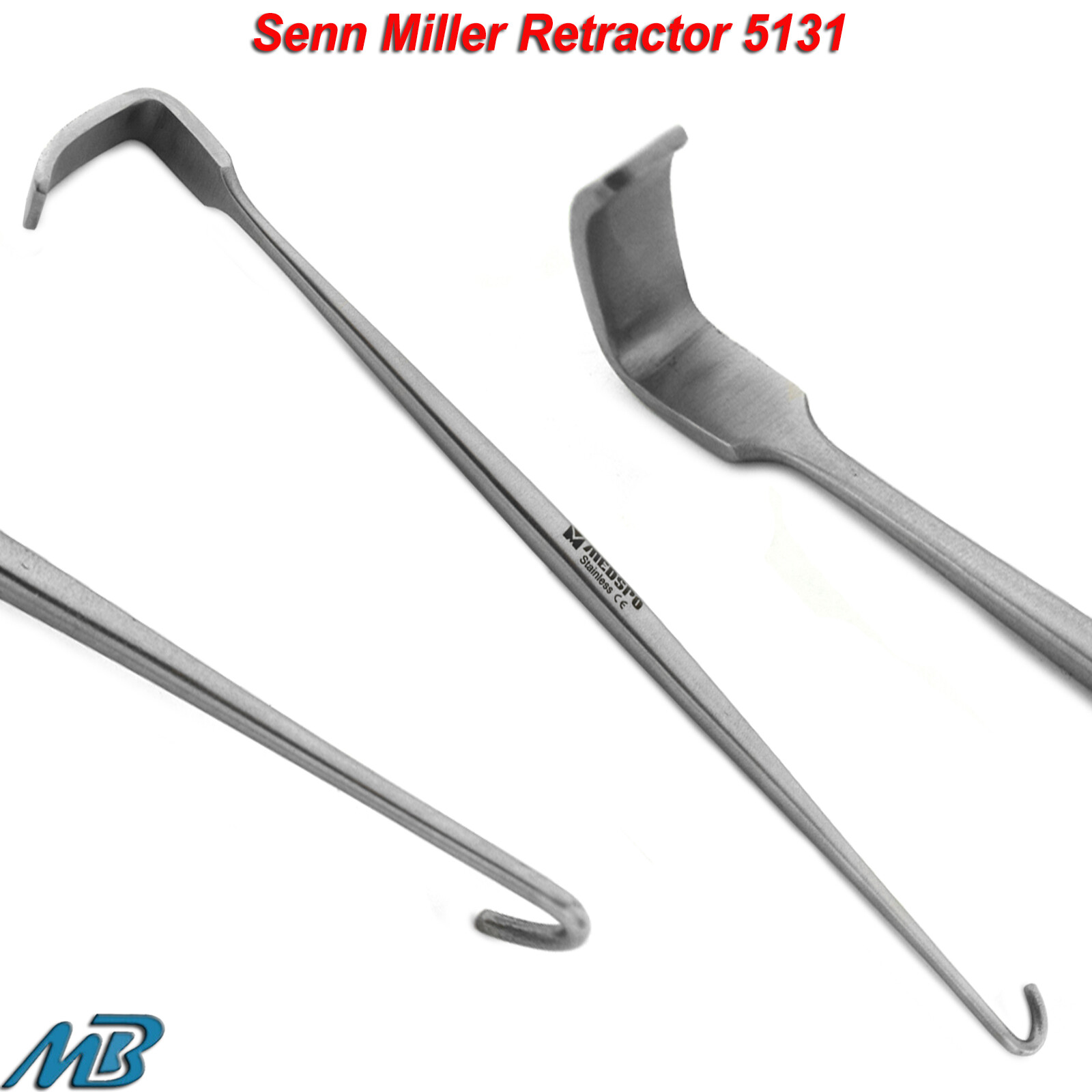 Senn Miller Wound Retractors Blunt Double End Prongs Dermatology Surgical Tools