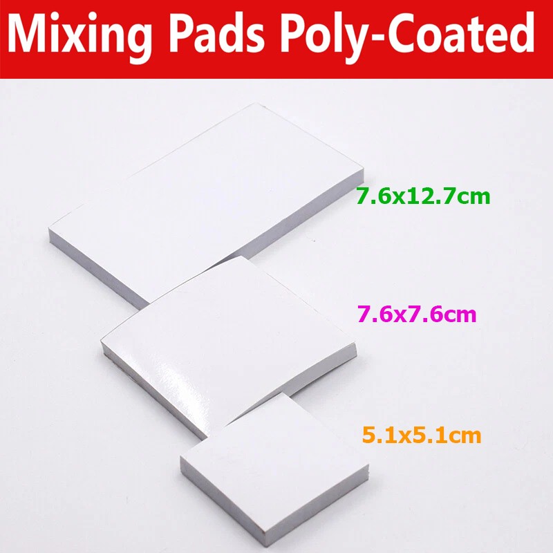 50 Sheets/Book Dental Disposable Mixing Pad Paper Impression 2-Side S/M/L cement