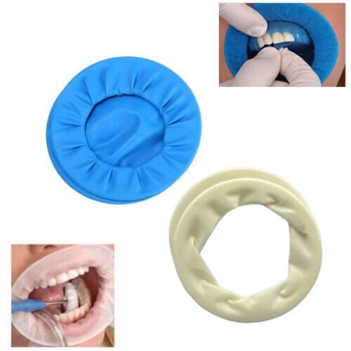 5Pcs Disposable Dental Mouth Opener Sterile Rubber Dam Cheek Retractor O Shape