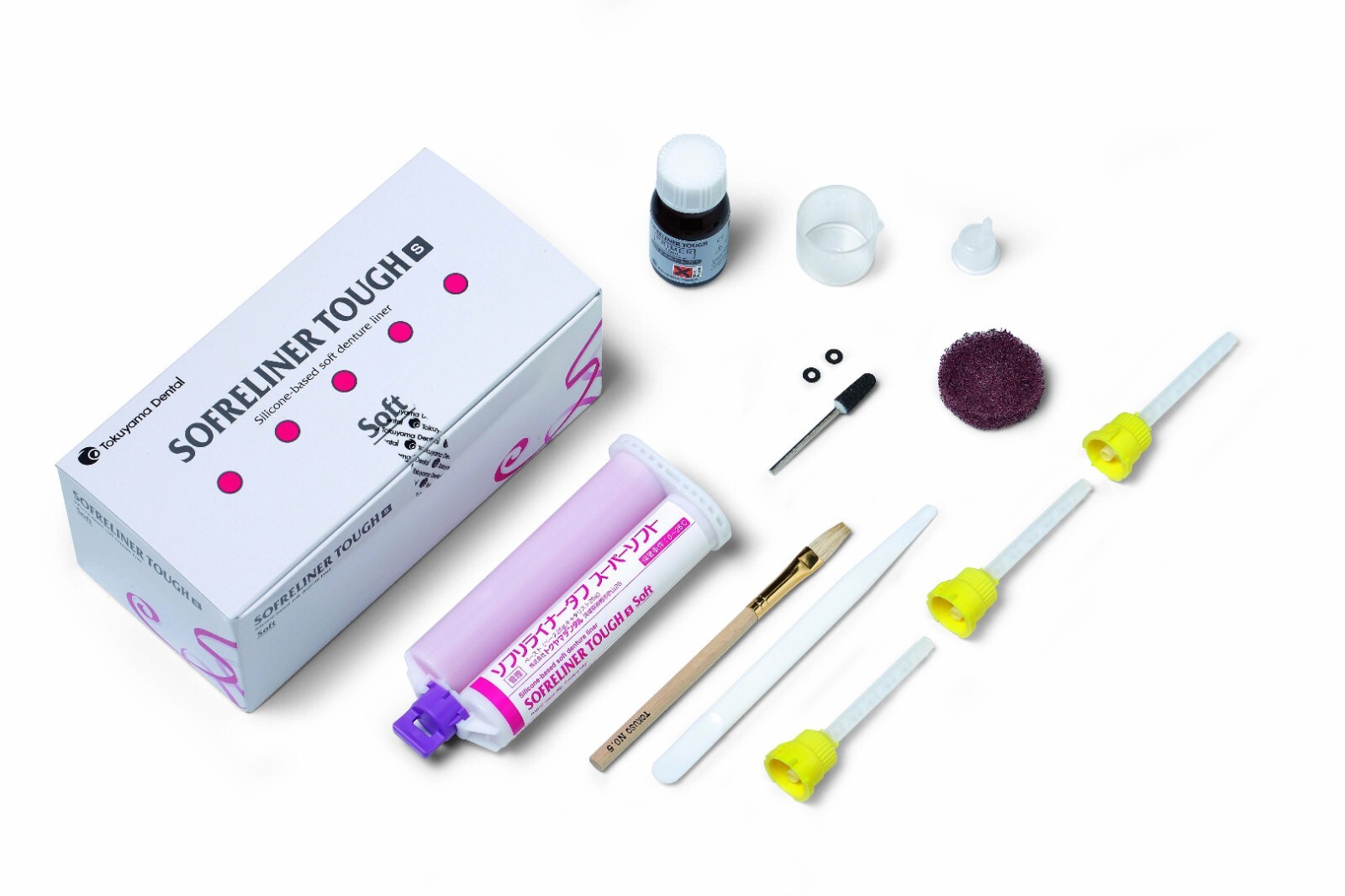 TOKUYAMA Dental silicon Sofreliner Tough (Soft) Chairside Soft Denture Reline