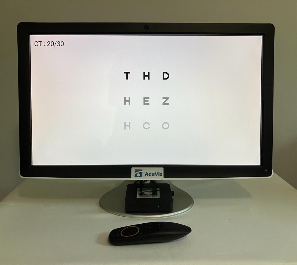 SNELLEN EYE CHART / DIGITAL VISUAL ACUITY SYSTEM made in the USA. No Monitor