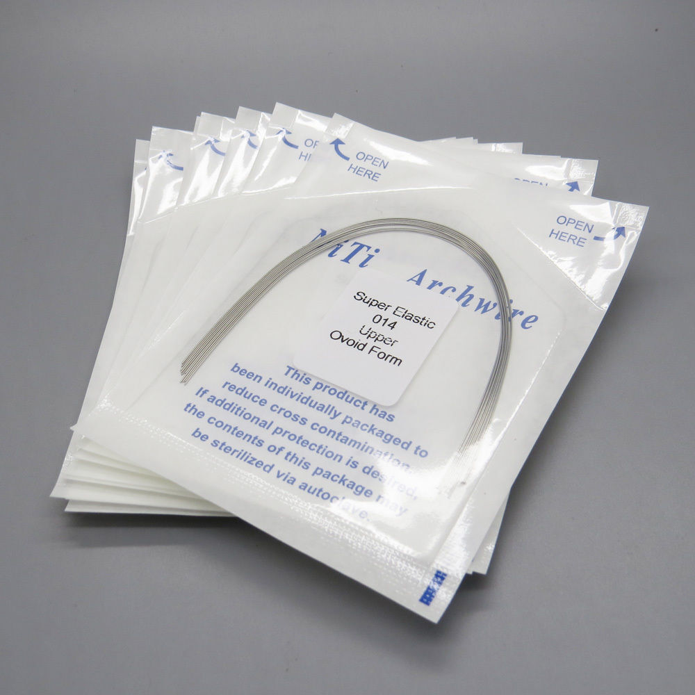 Arcos de Dental Ortodoncia Redondos Niti Arco de Alambre Su Arch Wire Elastic