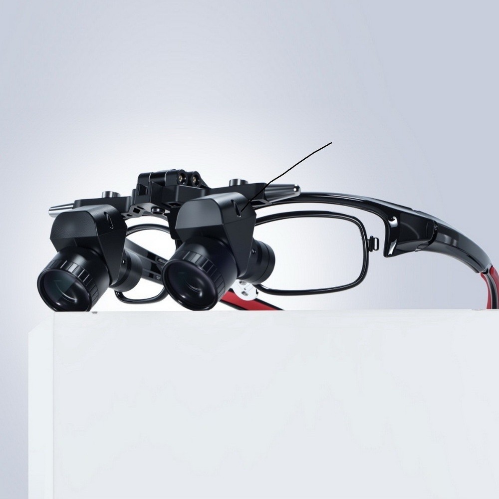 5.0 X Dental Ergo Loupes Medical Surgical Magnifier Binocular LED Head Light