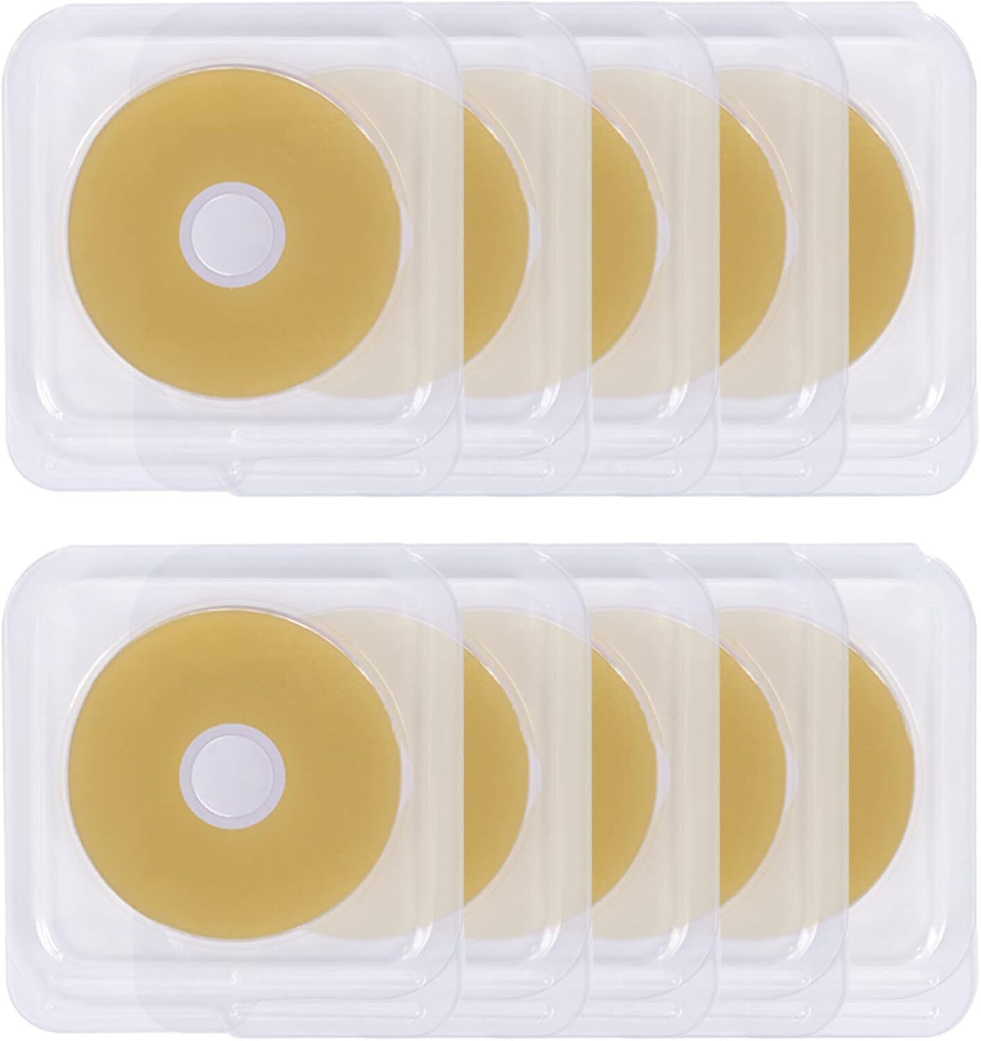 10PCS Ostomy Barrier Rings, Moldable Hydrocolloid for Colostomy Bags