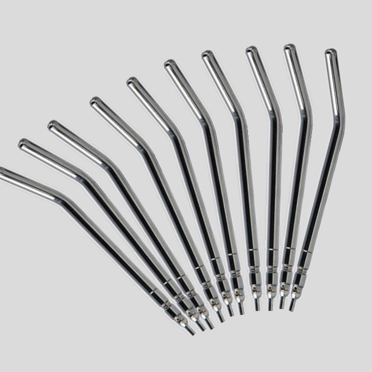 50 PCS Dental Air Water Spray Triple Syringe Solid Alloy Nozzles/Tips/Tubes