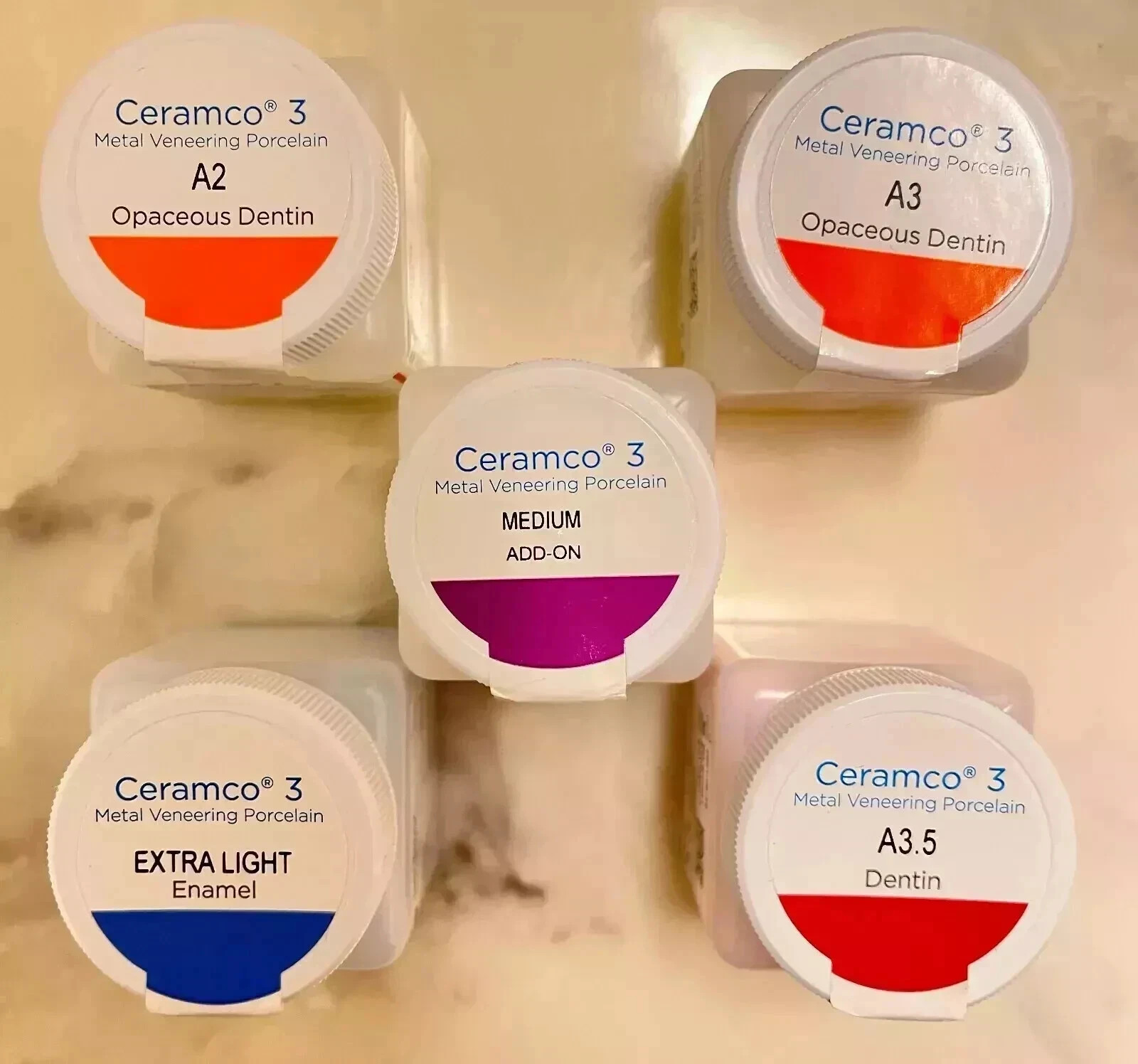 All Shades Ceramco3 Porcelain 1 oz.FAST FREE SHIPING