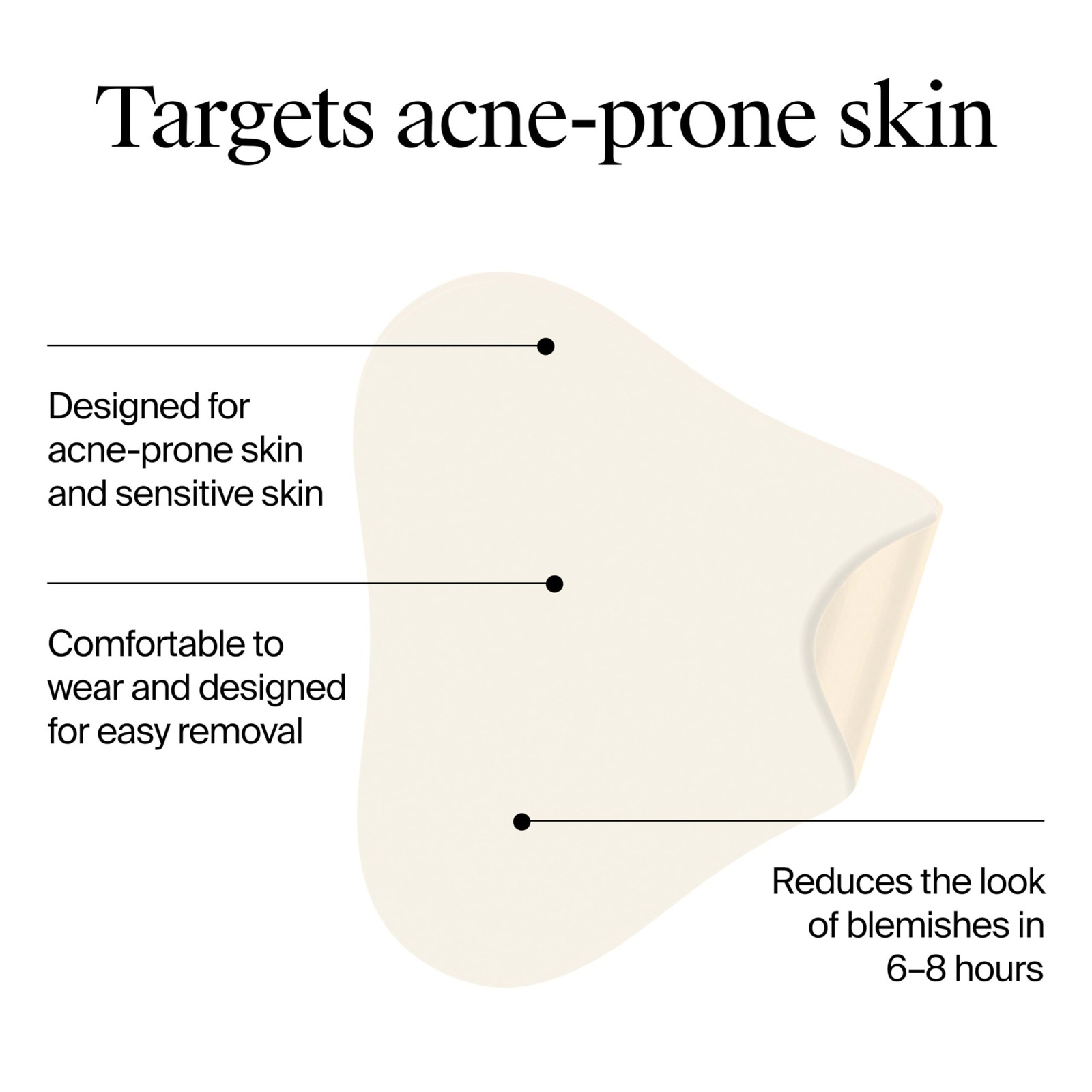 Neutrogena Triangle Acne Patches For Sensitive Skin Small Large Hydrocolloid