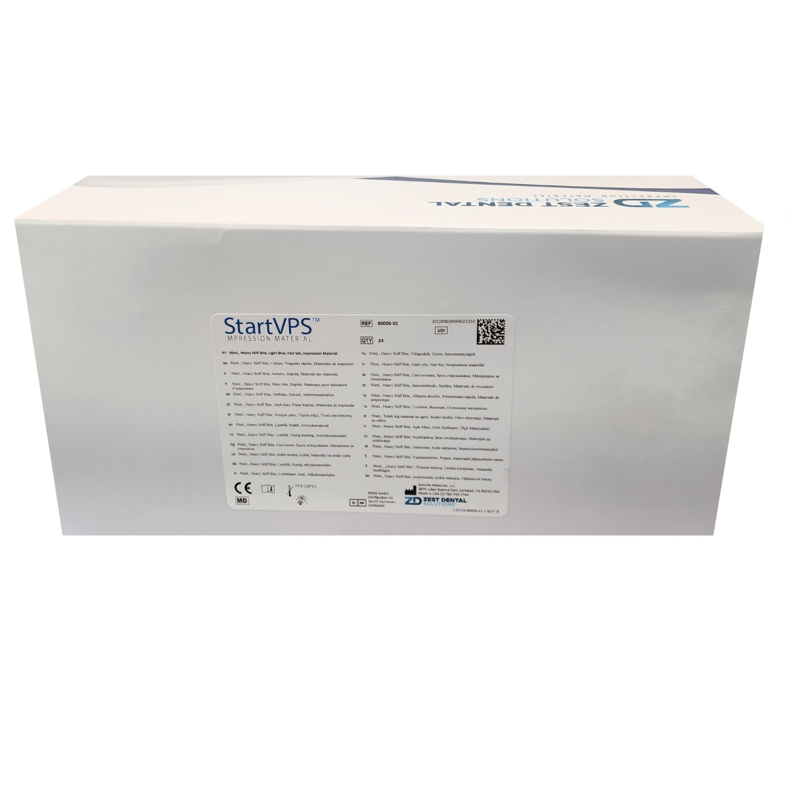 *24-Pack* Danville StartVPS Impression Material Fast Set 50mL Cartridge 80006-01