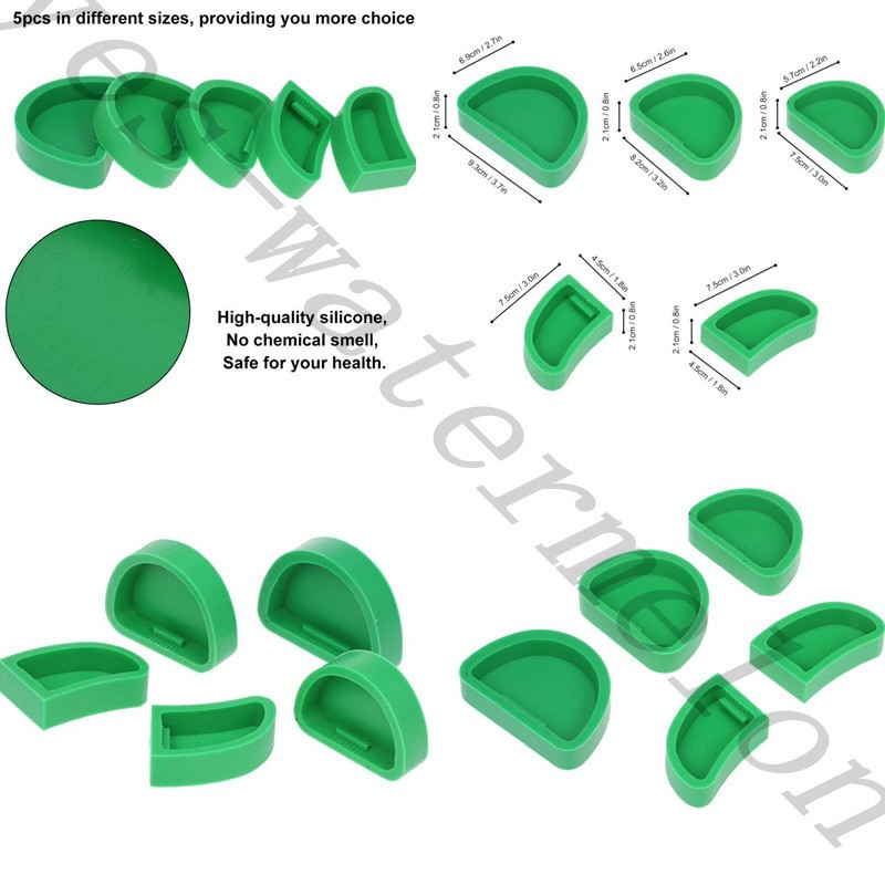 5 Pcs/Set Dental Mold Plaster Former Base Without Tonguel Impression Instrument