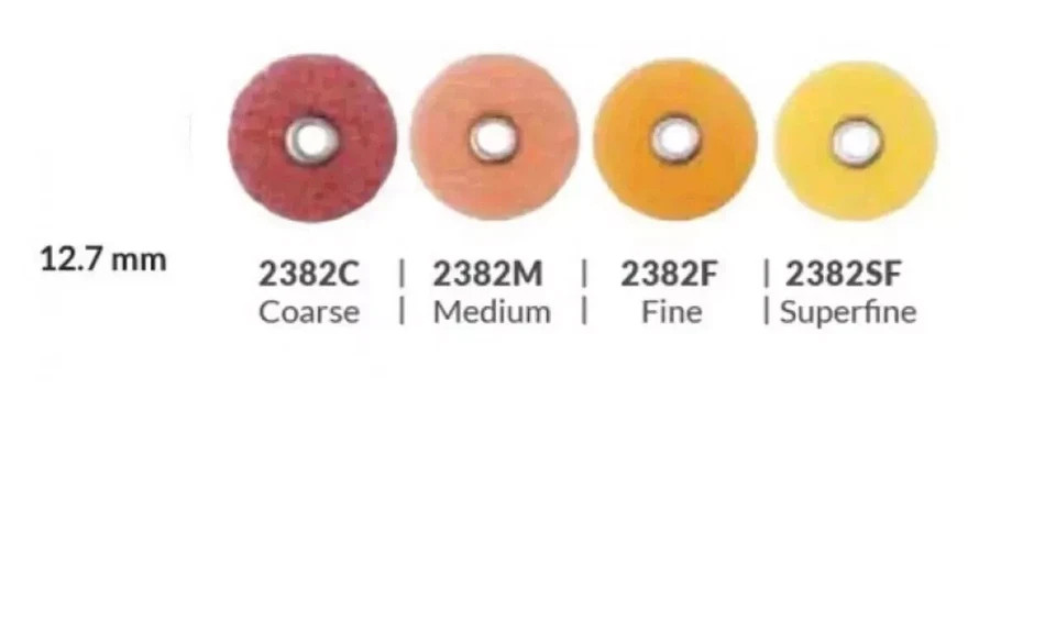 DISCS in all sizes 1/2″ 12.7 mm (Coarse) 2x3M Sof-Lex soflex Discs Pack of 30FS