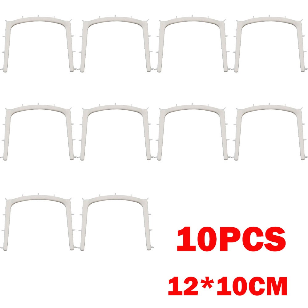 10Pcs Dental Autoclavable Plastic Rubber Dam Frame Holder U Shape Instrument USA