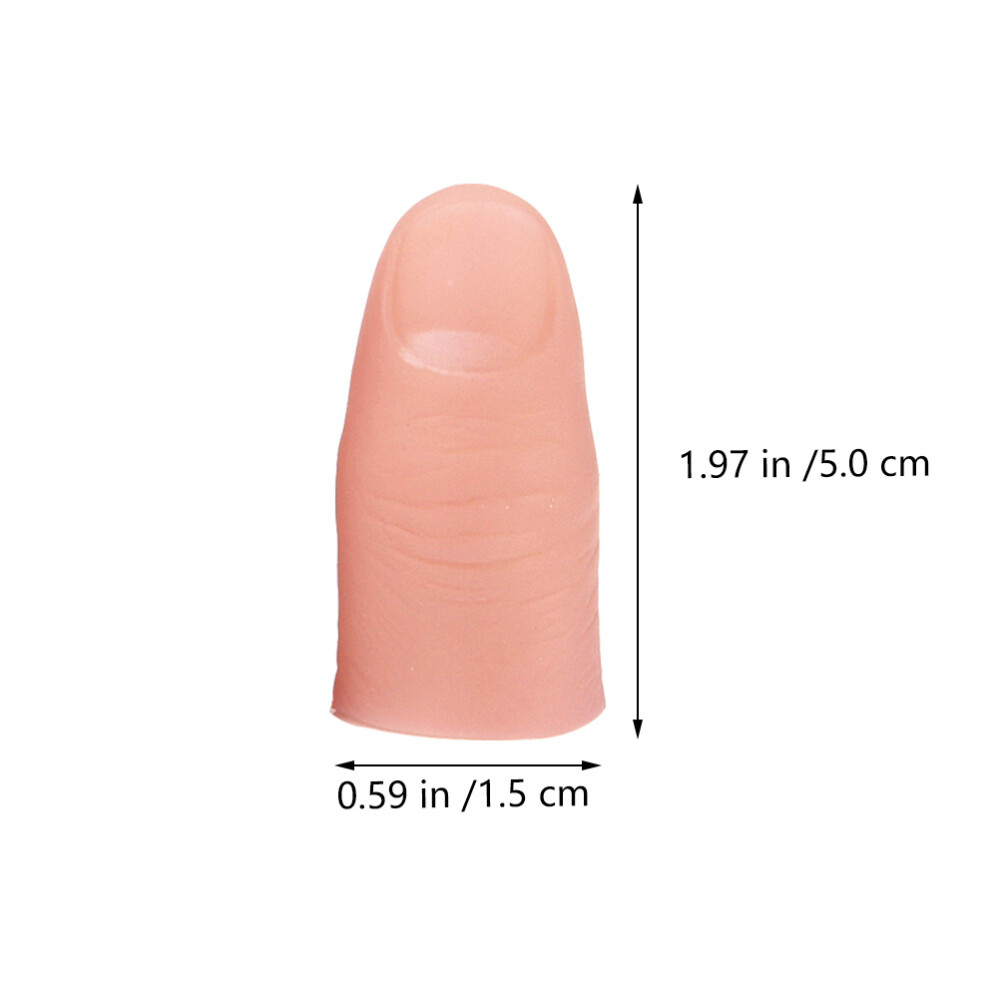 10Pcs False Finger Support Fingertip Protector Fake Finger Toy Trick Finger