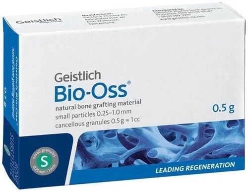 Geistlich «Bio-Oss» Small Granules (0.25 -1mm) Bone Grafting Material free ship.