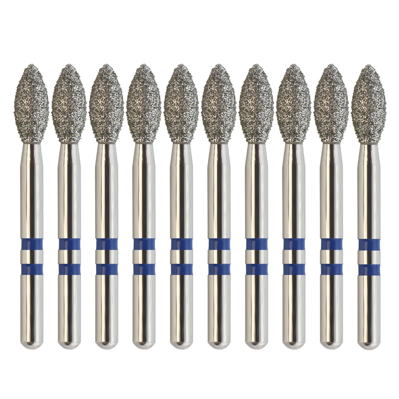 Zirconia Adjustment Diamond Burs Dental FG Egg Football High Speed Friction Grip
