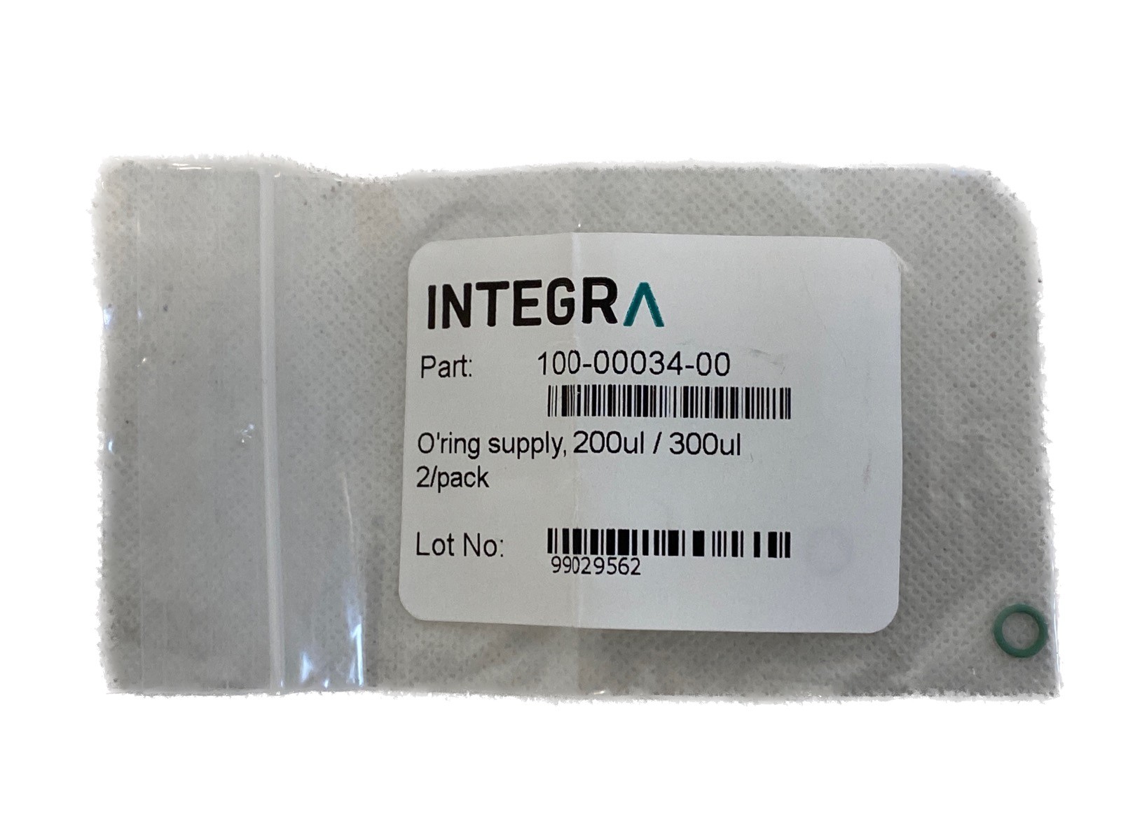 (2/Pk) INTEGRA Replacement O-Rings for 200uL / 300uL Tip Fitting 100-00034-00