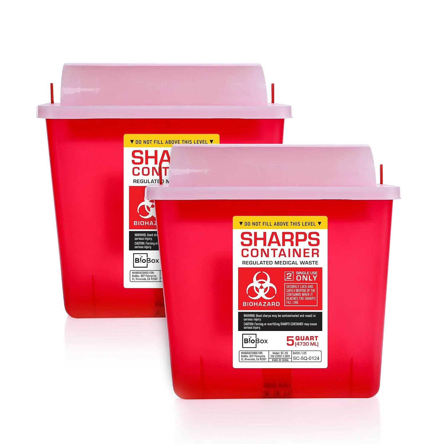 Sharps Container Small – Sharps Containers for Home Use and Labs – Portable Need