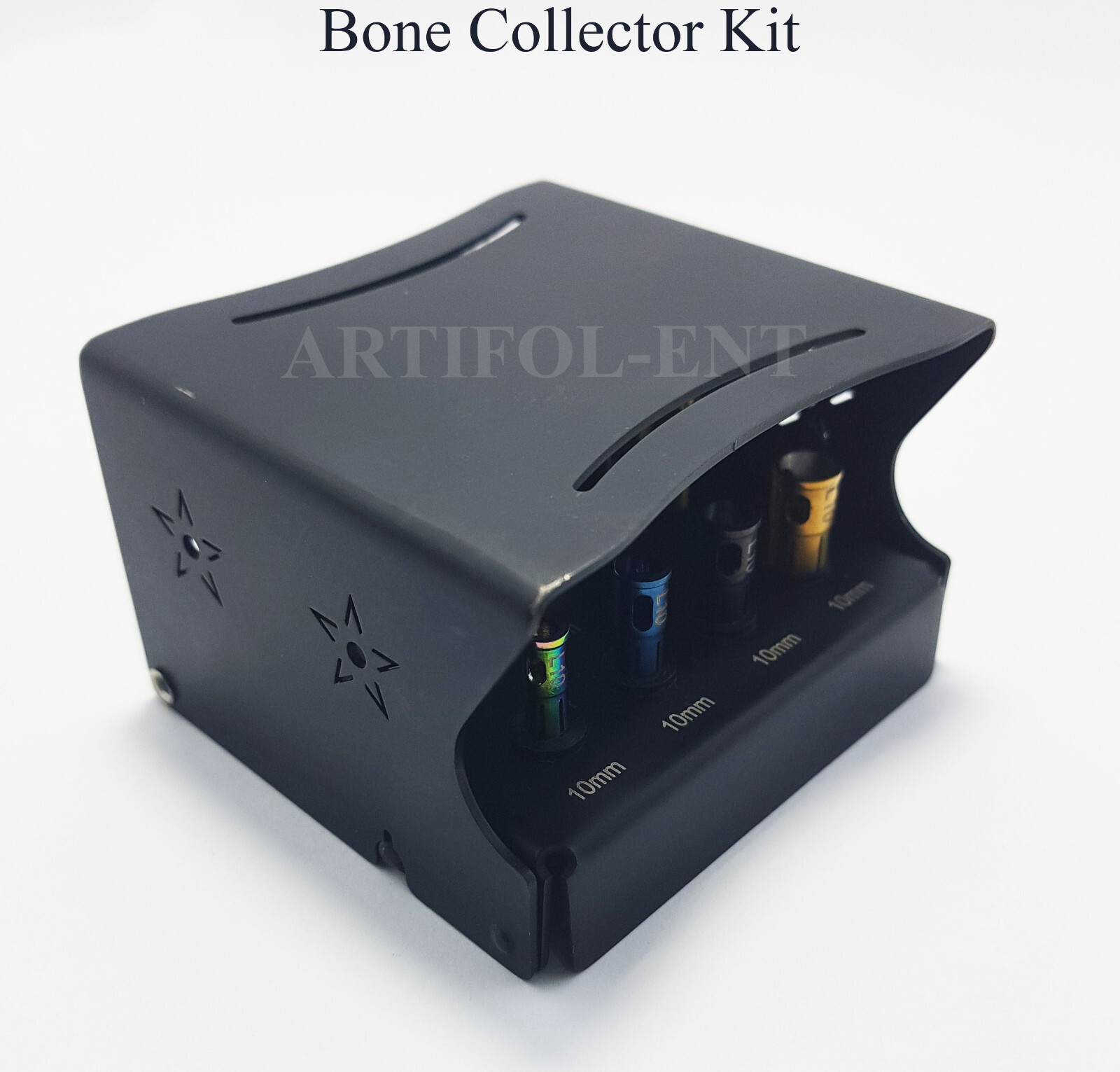 Bone Collector Kit Chip Maker Drill & Stopper Surgical Dental Implant 12 Pcs