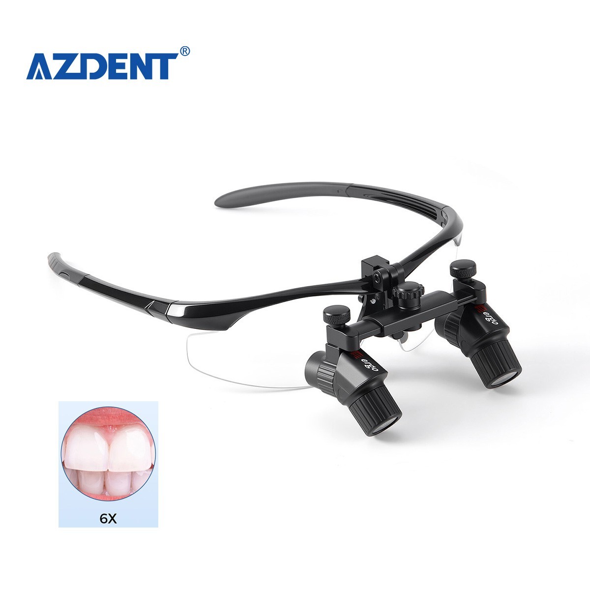 6.0X Dental Surgical Medical Loupes Magnifier Binocular Ergo Magnifying Glass