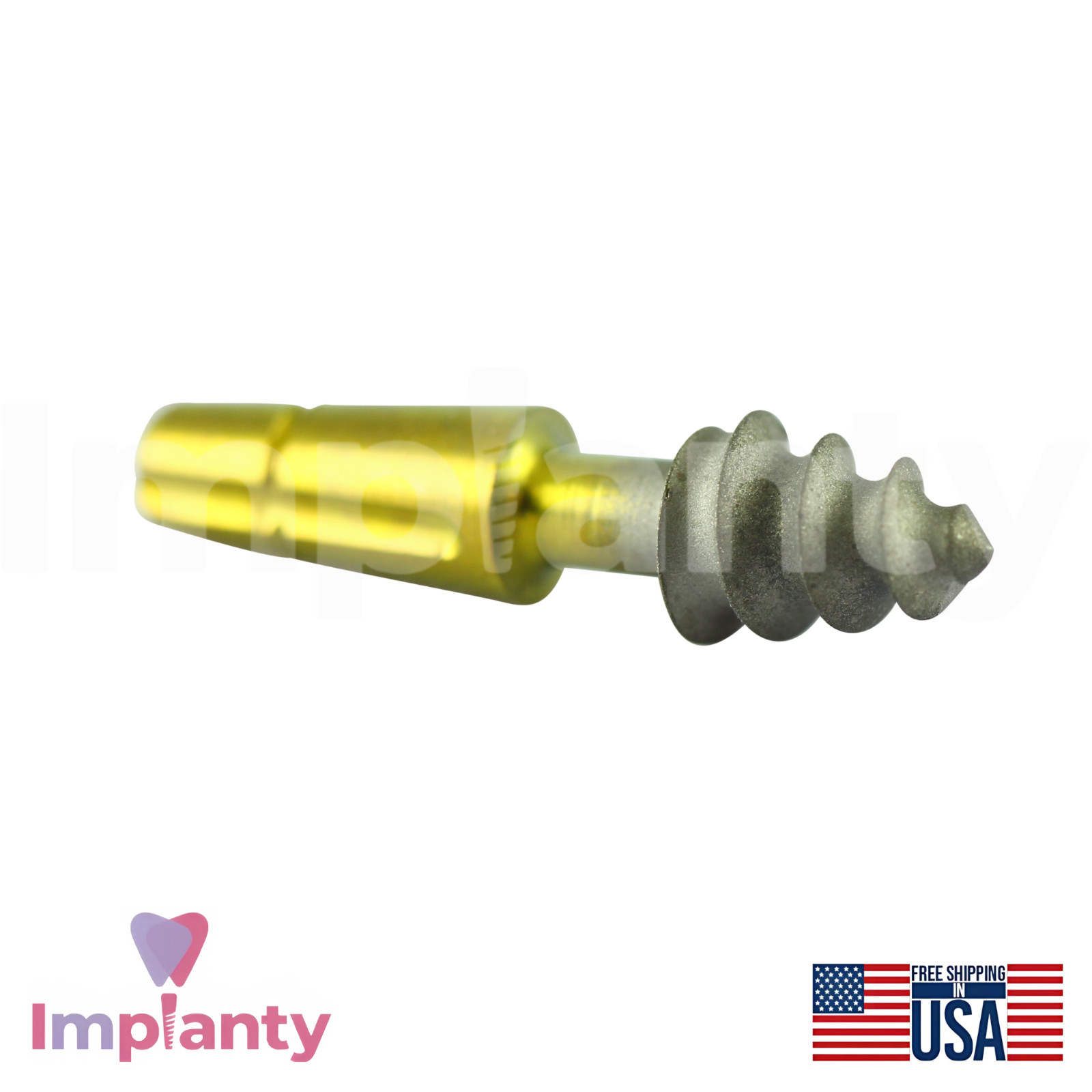 10X Compressive Monoblock Dental Fixture Titanium Sterile SLA Surface Dentistry