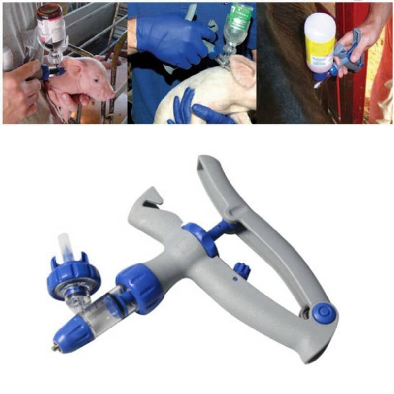Poultry Vaccine Syringe 1-5ML Continuous Adjustable Veterinary Injector Tool