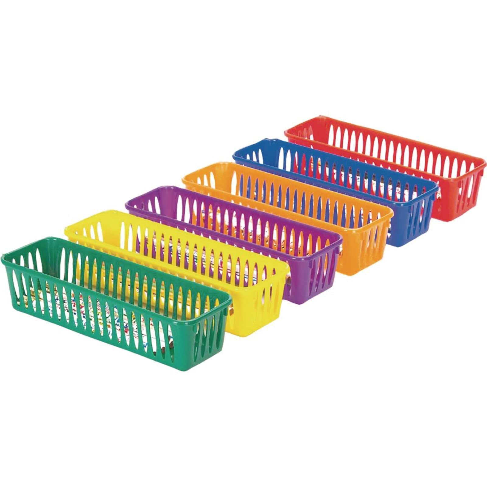 Really Good Stuff Storage Baskets Set Of 6 – – Bins For