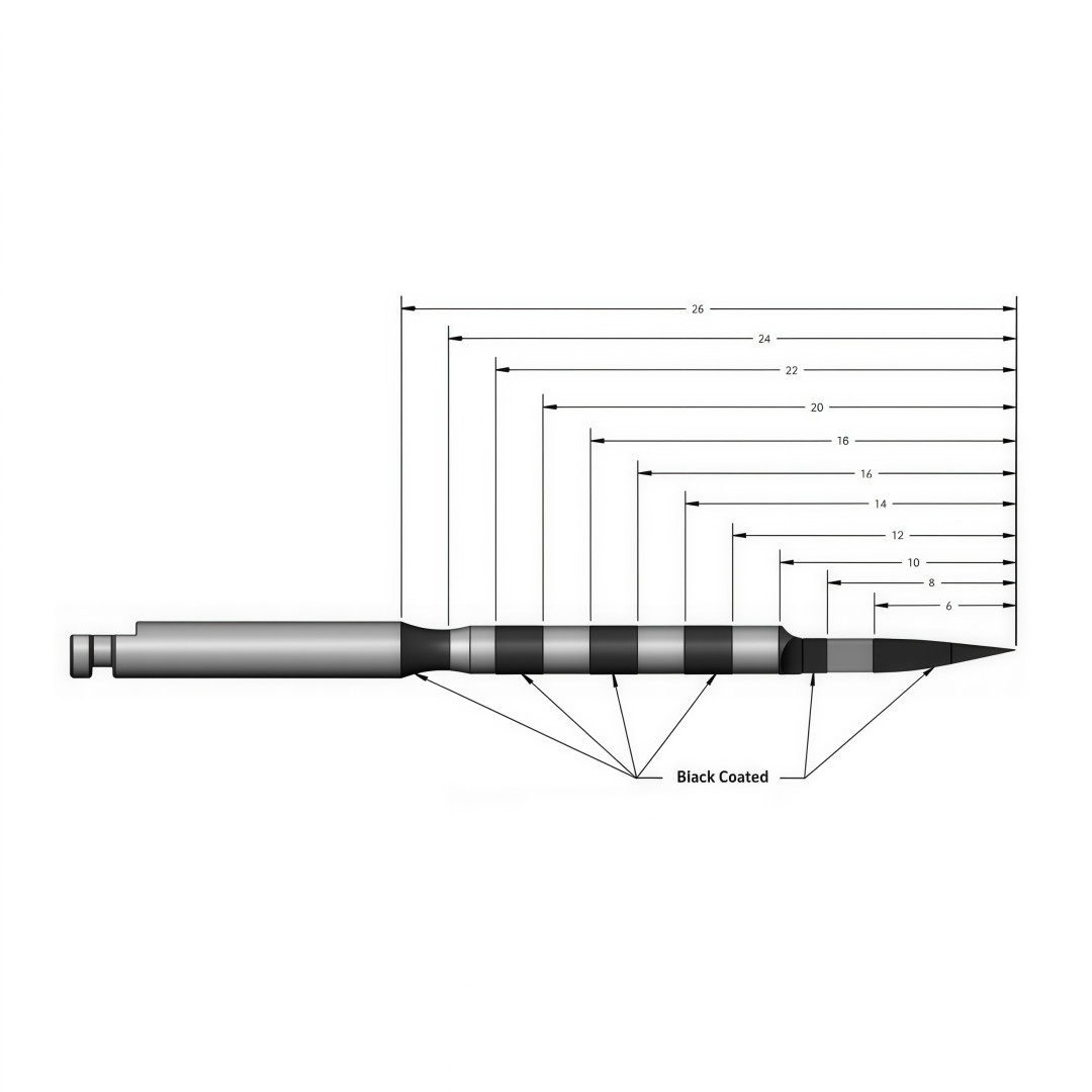 Dental Triangle Long Lance Pilot Drill Depth Mark Space Drill for 3.0 implant