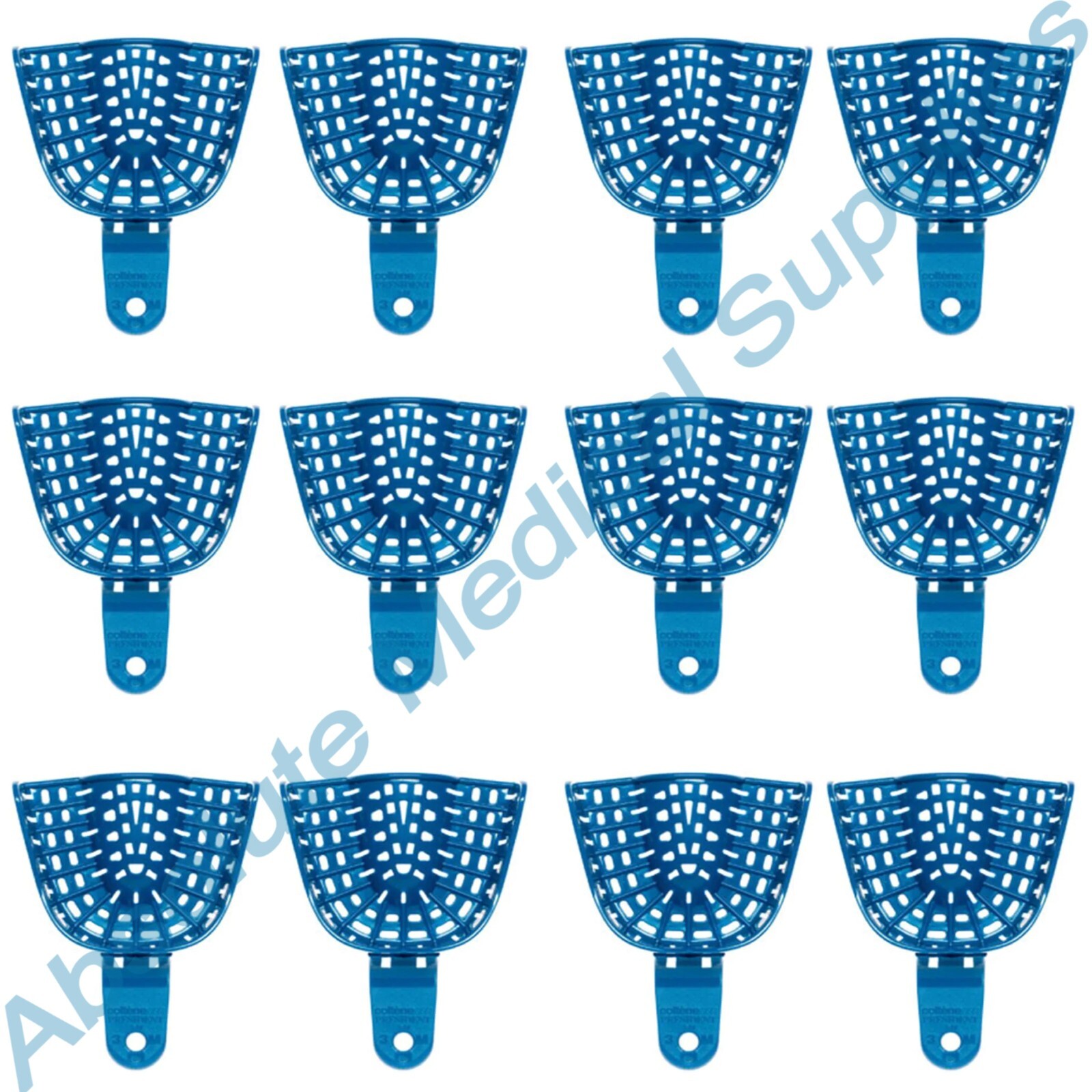 *12-Pieces* Colene President Tray AC Disposable Size-3 Impression Tray C6952