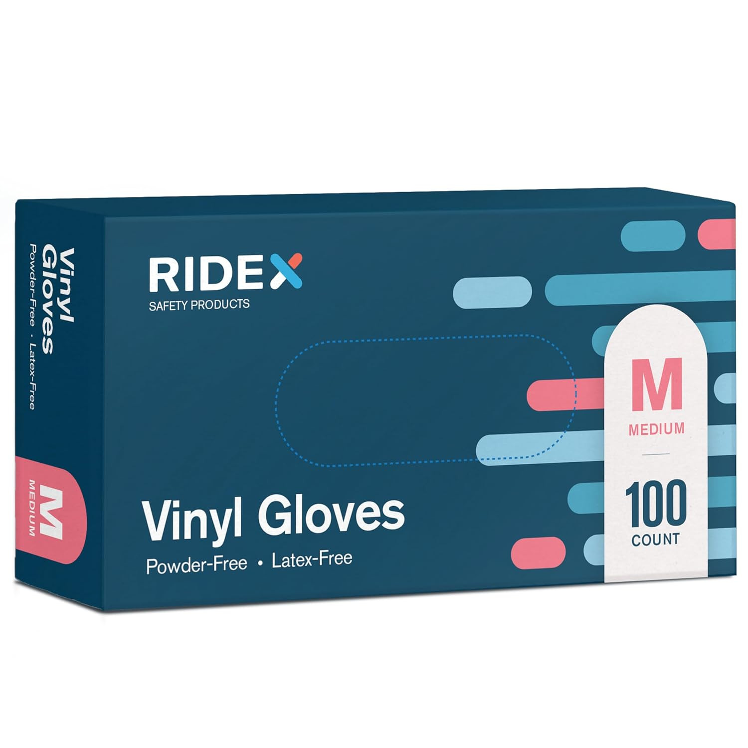 Guantes Desechables Sin Latex Vinilo Transparente 100 U Sin Polvo Multiuso Caja