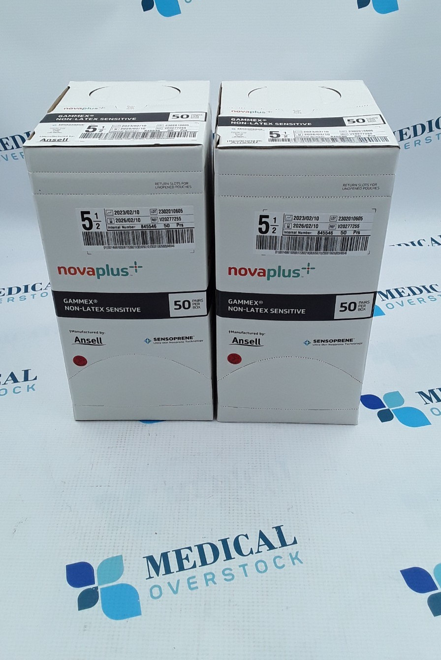 Ansell Novaplus Gammex Non Latex Sz 5 1/2 REF V20277255 100PRS