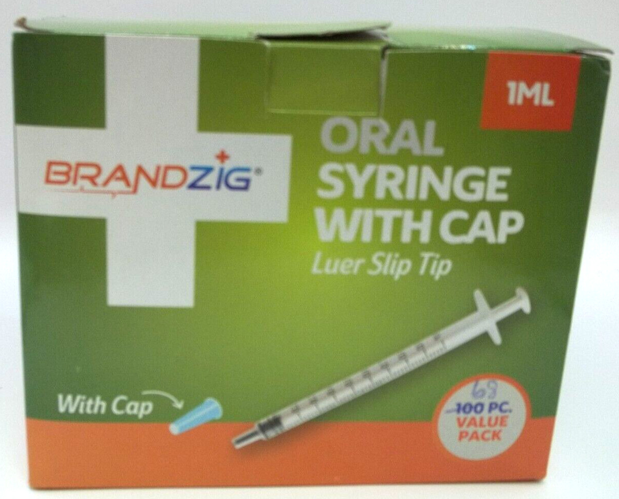 1Ml ORAL SYRINGE 68 PACK W/LUER SLIP TIP INDIVIDUALLY STERILE