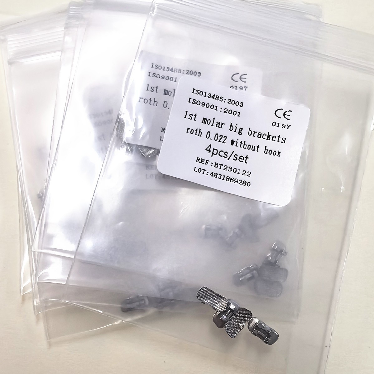 Dental 1st Brackets Molar Wide Big Roth 022 Bracket Orthodontic No Hook Buccal