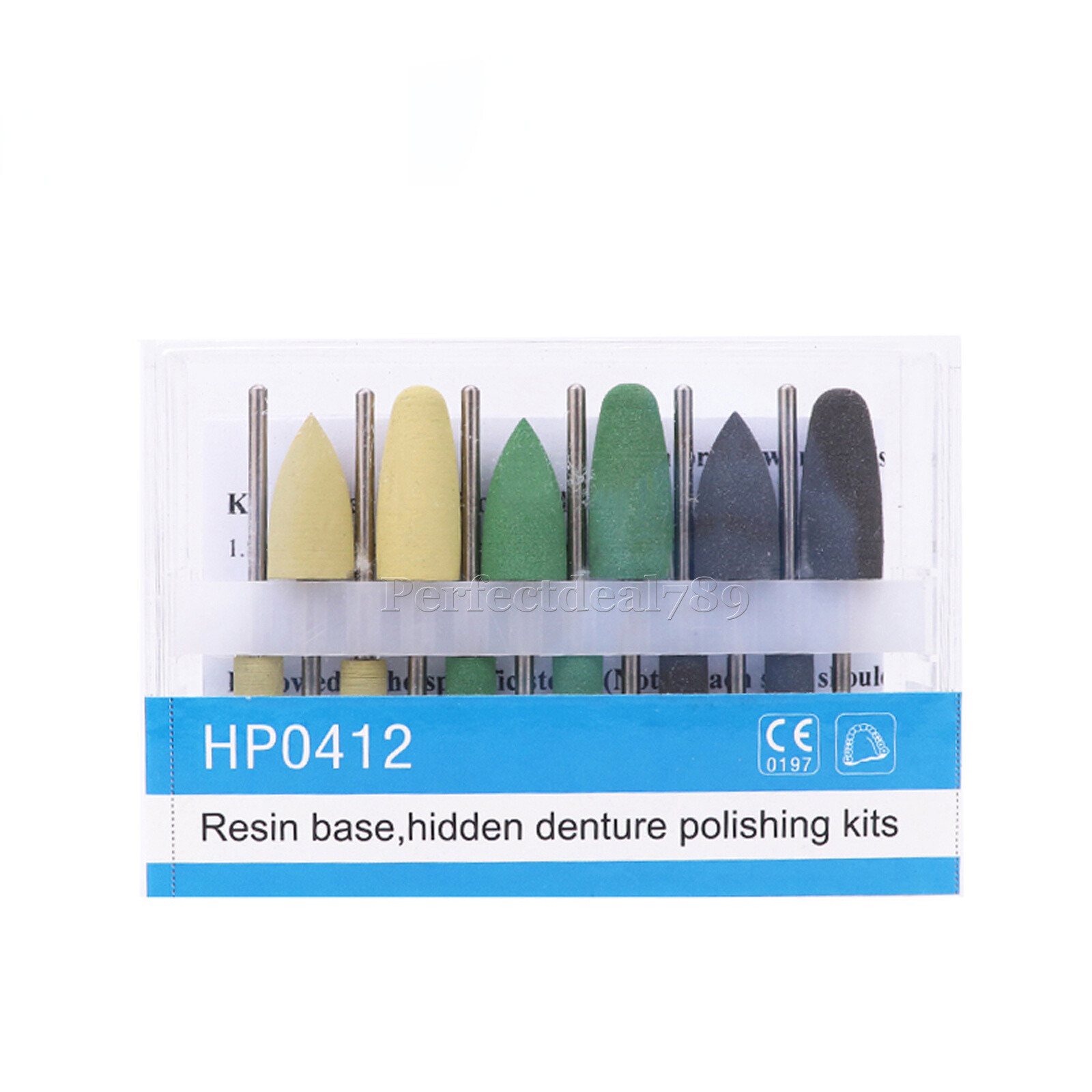 Dental Diamond Burs Cups Composite Polishing Burs Kit RA HP FG Shank Type SM