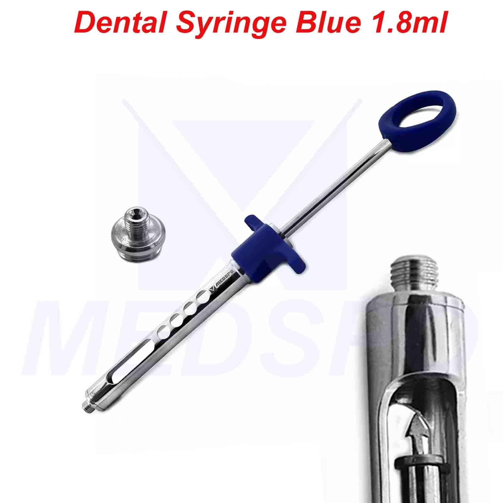 Dental Aspirating Syringes 1.8ml Local Anesthetic Injection Dentistry Lab Tools