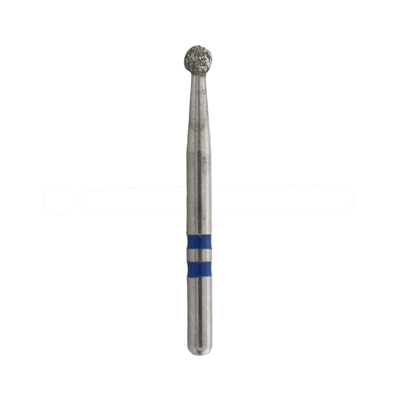 Dental Zirconia Cutting Diamond Burs Ball Round FG Z801 Fine Medium Grit Bur