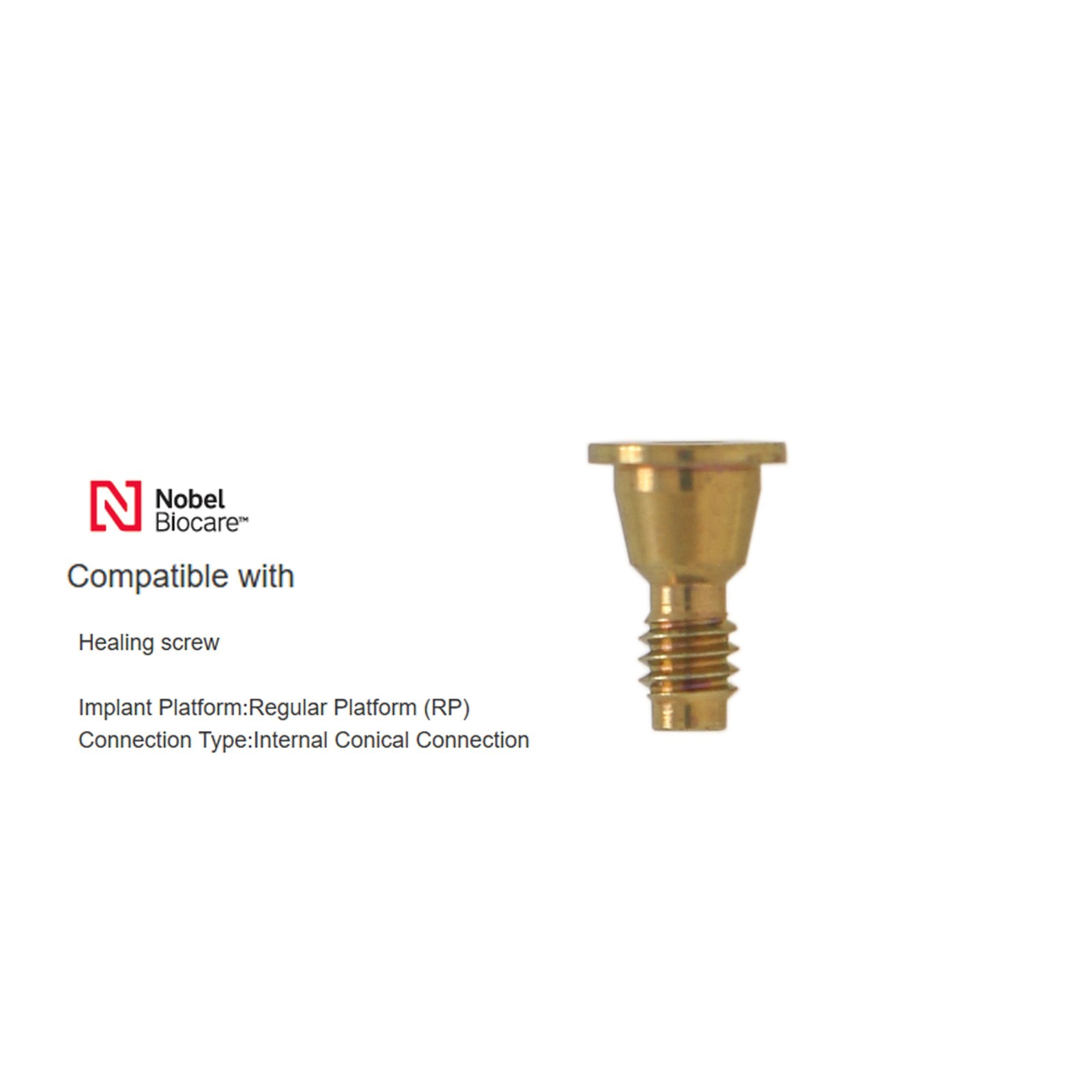 Nobel Active Compatible Healing Abutment NP RP ∅3.6 5.0 6.0 Conical Dental Caps