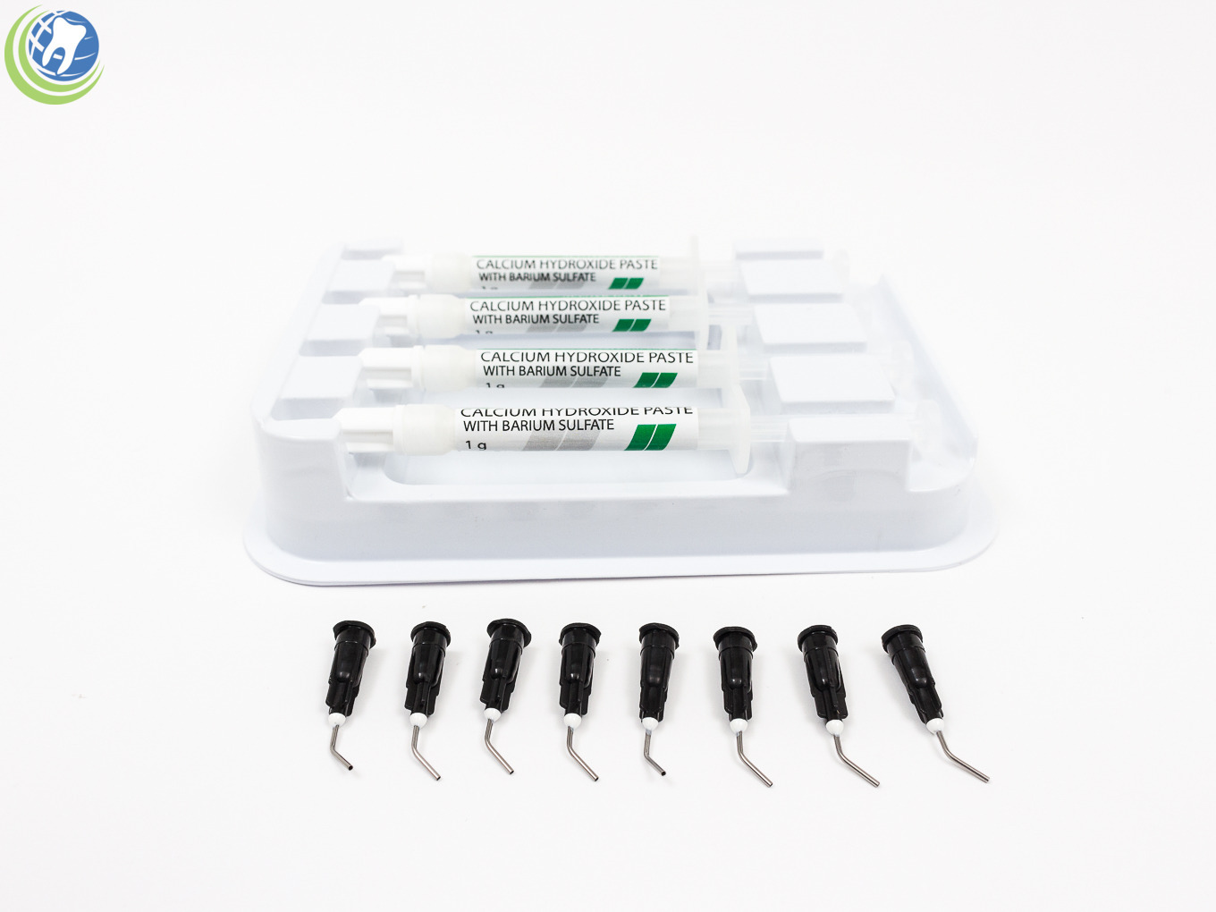 Dental Calcium Hydroxide Paste Root Canal Barium Filling Material 4x1g Syringes