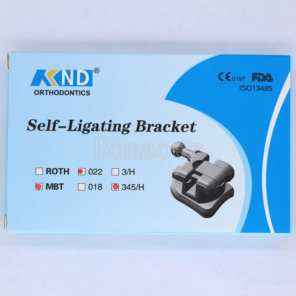 1-10 × Dental Ortho MBT 022 345 Hooks & Buccal Tubes Self-ligating Bracket Brace