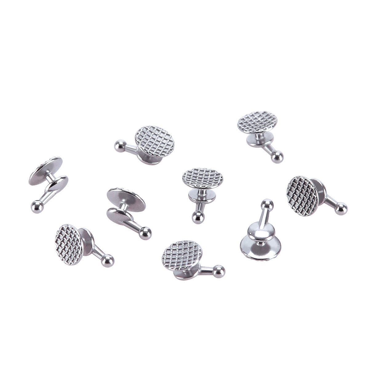 Dental Mono Ortho Direct Bond Round Base Lingual Buttons Eyelet Traction Hooks