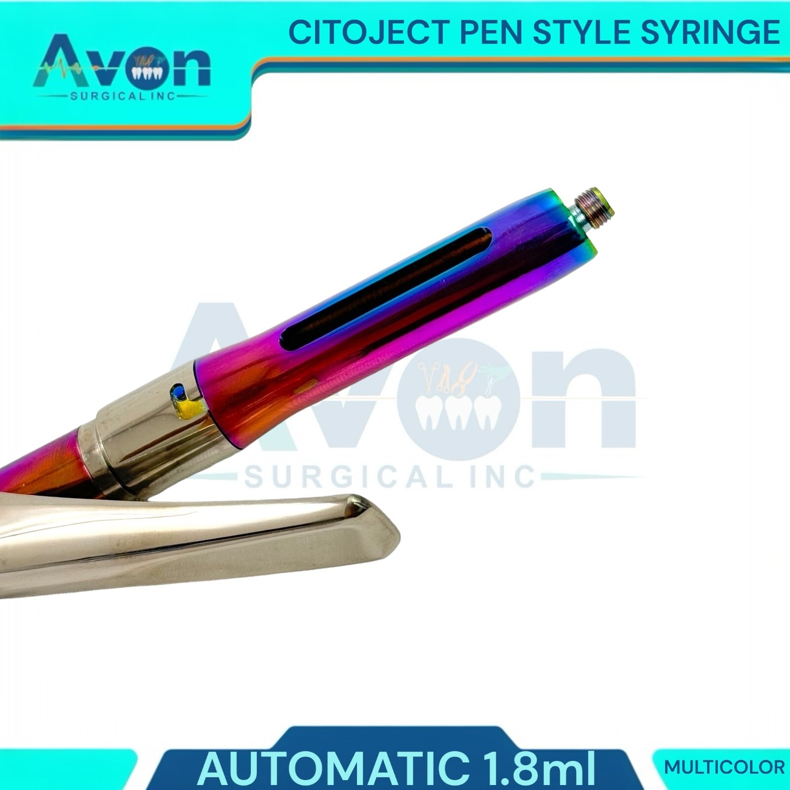 1 Ea Automatic Dosage Citoject Pen Syringe, 1.8mL, Multicolor – Dental Tools