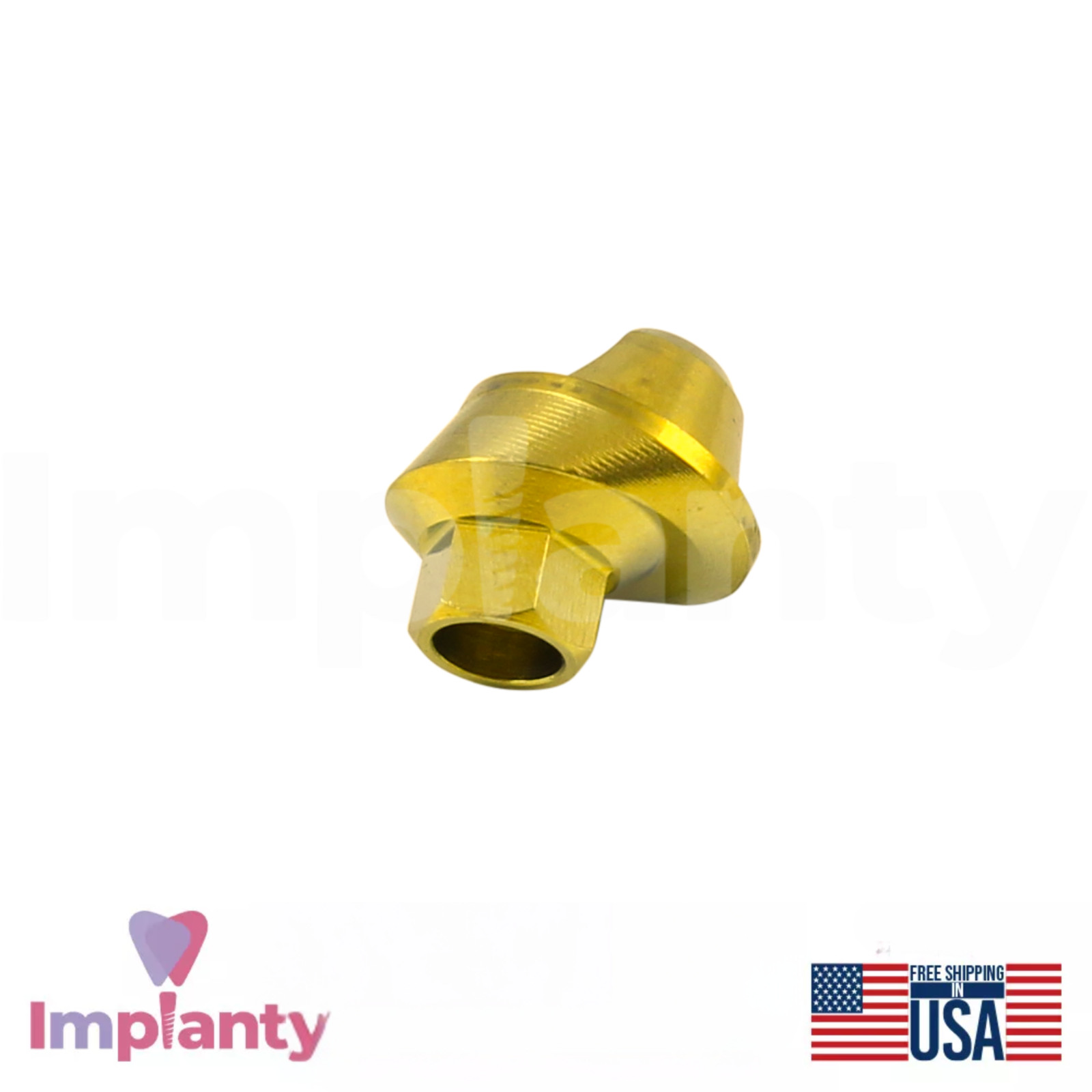 5x GDT Angulated Dental Multi Unit 1.4 Plastic Sleeve Set 17° Int Hex 2.42mm