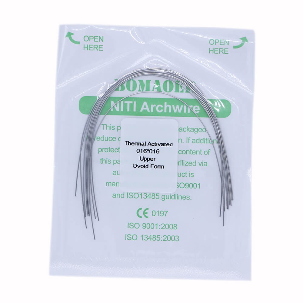 20×Dental Orthodontic Niti Thermal Activated Rectangular Arch Wires 16×16 Upper