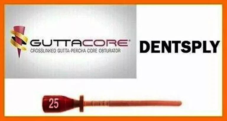 GUTTACORE OBTURATORS SIZE #25 PACK OF 30 OBTURATORS TULSA DENTAL FREE SHIPPING
