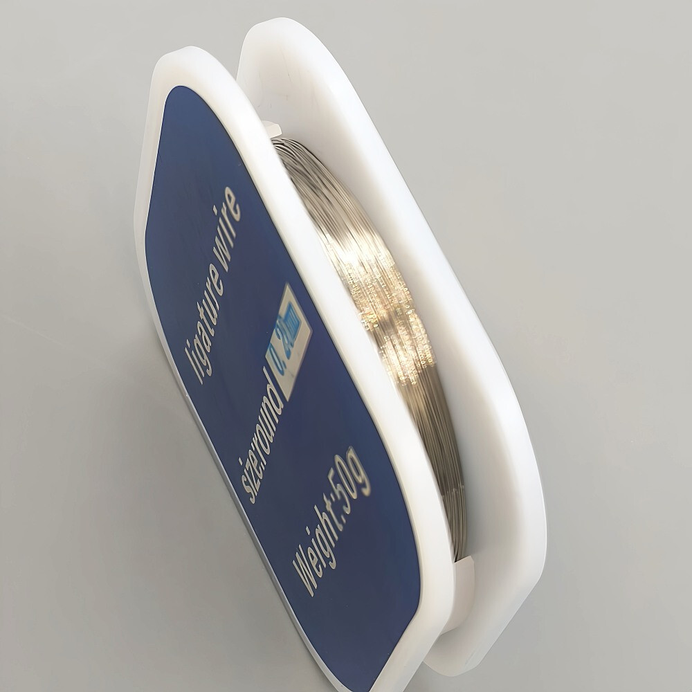 50g Dental Medical Wire Line 0.2/0.25/0.3mm 50g Plastic And Stainless Steel Roll