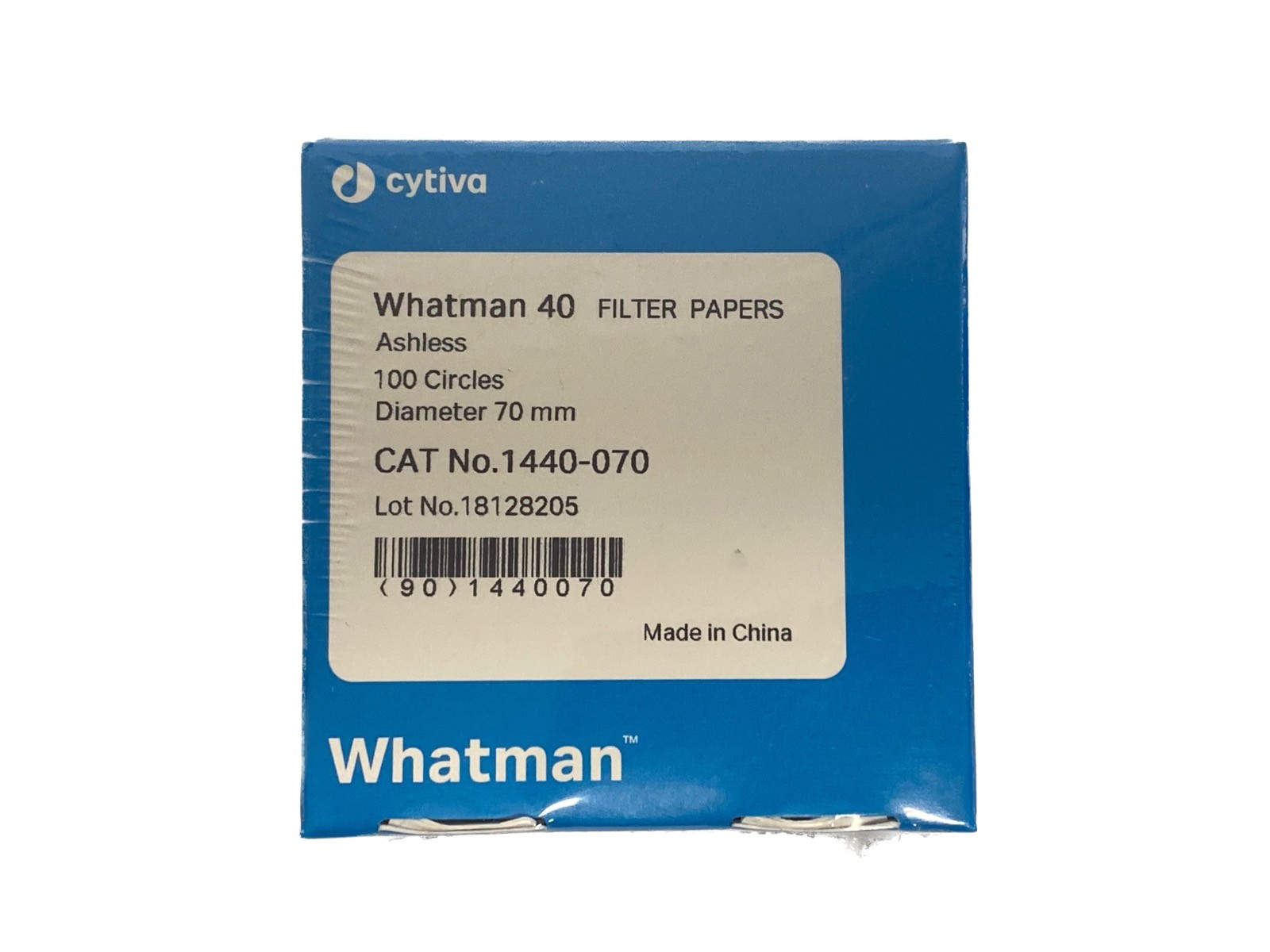 (100/Pk) WHATMAN Grade 40 Quantitative Ashless Filter Paper 70mm Circle 1440-070