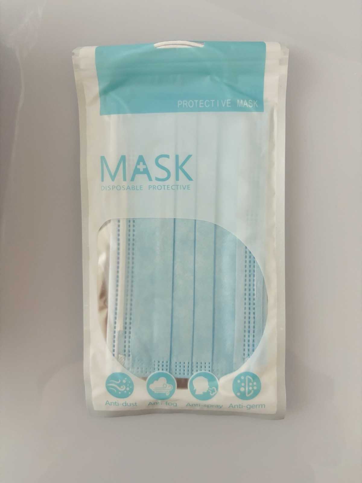 25 x 2pc Sealed Blue Disposable Face Cover Filter Breathable Earloop Masks 50pcs