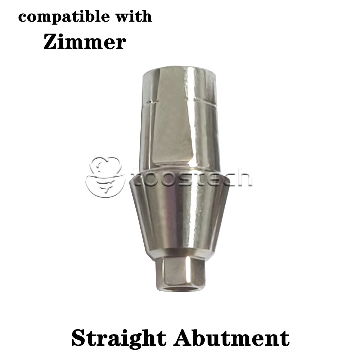 Zimmer TSV compatible Ti cemented abutment Straight abutment platform D4.8 D5.5
