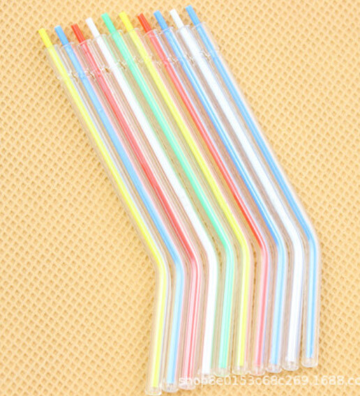 Dental Disposable Spray Nozzles Tips Triple For 3-Way Air Water Syringe Colorful